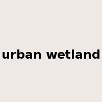 urban wetland是什么意思
