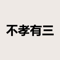 不孝有三，无后为大是什么意思