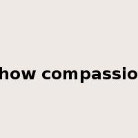 show compassion是什么意思