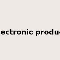 electronic product是什么意思