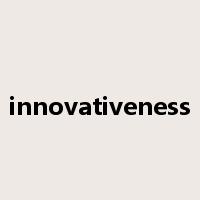 innovativeness是什么意思