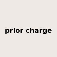 prior charge是什么意思