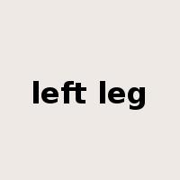 left leg是什么意思