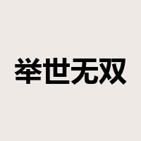 举世无双是什么意思