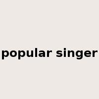 popular singer是什么意思