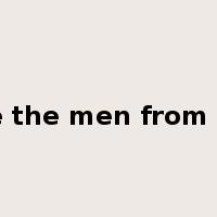 separate the men from the boys是什么意思