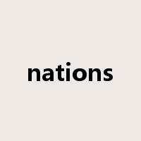 nations是什么意思