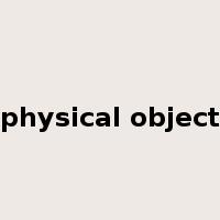 physical object是什么意思