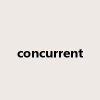 concurrent是什么意思