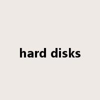 hard disks是什么意思