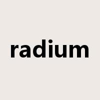 radium是什么意思