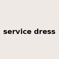 service dress是什么意思