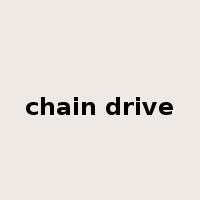 chain drive是什么意思