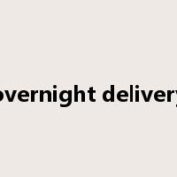 overnight delivery是什么意思