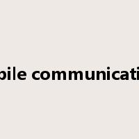 mobile communications是什么意思