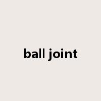 ball joint是什么意思