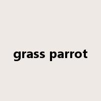 grass parrot是什么意思