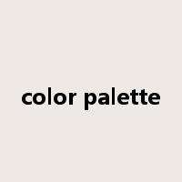 color palette是什么意思