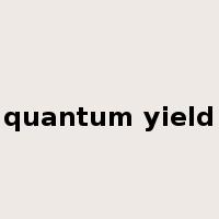 quantum yield是什么意思