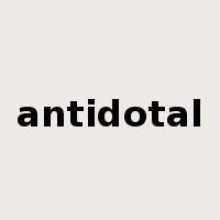 antidotal是什么意思