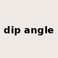 dip angle是什么意思