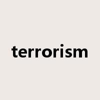 terrorism是什么意思