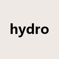 hydro是什么意思