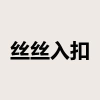 丝丝入扣是什么意思