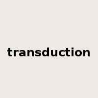 transduction是什么意思