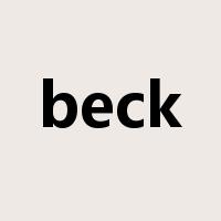beck是什么意思