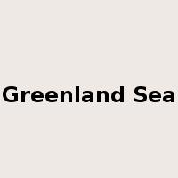 Greenland Sea是什么意思