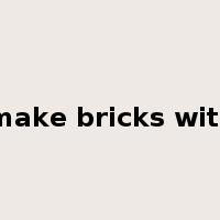 you can't make bricks without straw是什么意思