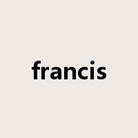francis是什么意思