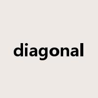 diagonal是什么意思