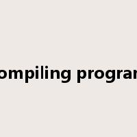 compiling program是什么意思