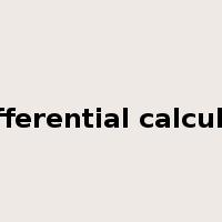 differential calculus是什么意思