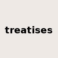 treatises是什么意思