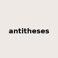 antitheses是什么意思