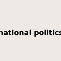 national politics是什么意思