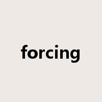 forcing是什么意思