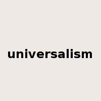 universalism是什么意思