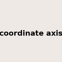 coordinate axis是什么意思