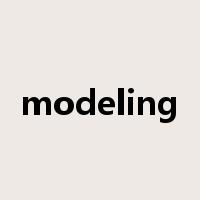 modeling是什么意思