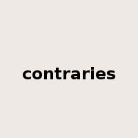 contraries是什么意思