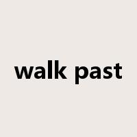walk past是什么意思