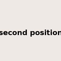 second position是什么意思