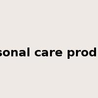 personal care products是什么意思