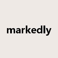 markedly是什么意思