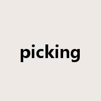 picking是什么意思