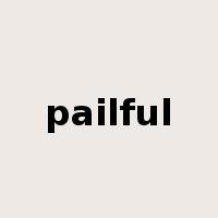 pailful是什么意思